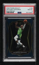 2020-21 Panini Select Premier Level Retail Blue Anthony Edwards #169 PSA 8 2t7