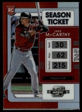 2022 Panini Chronicles #15 Jake McCarthy Contenders Optic Holo