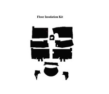 Floor Insulation Kit For 1982-1992 Gm F-body T-top Coupe Floor Insulation Kit For 1982-1992 Gm F-body T-top Coupe