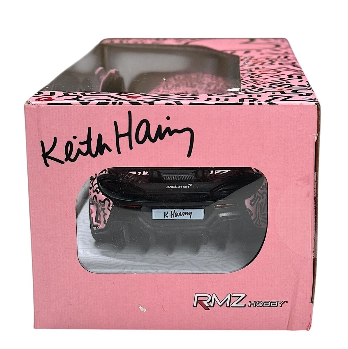 自動車 RMZ HOBBY McLaren 600LT Keith Haring RMZ x Keith Haring McLaren 600LT Diecast Car 1:32 Scale Model Toy