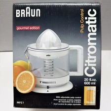 Braun Citromatic 4161 MPZ7  Electric Citrus Juicer Gourmet Edition Pulp Control