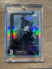 2025 Topps Chrome Update Walker Buehler Negative Refractor #USC55 Red Sox