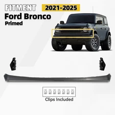 For Ford Bronco 2021-2025 Front Upper Bumper Face Bar Trim Molding Step Pad