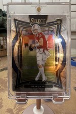 2024 Panini Select - Concourse Drake Maye #27 Silver Prizm (RC)