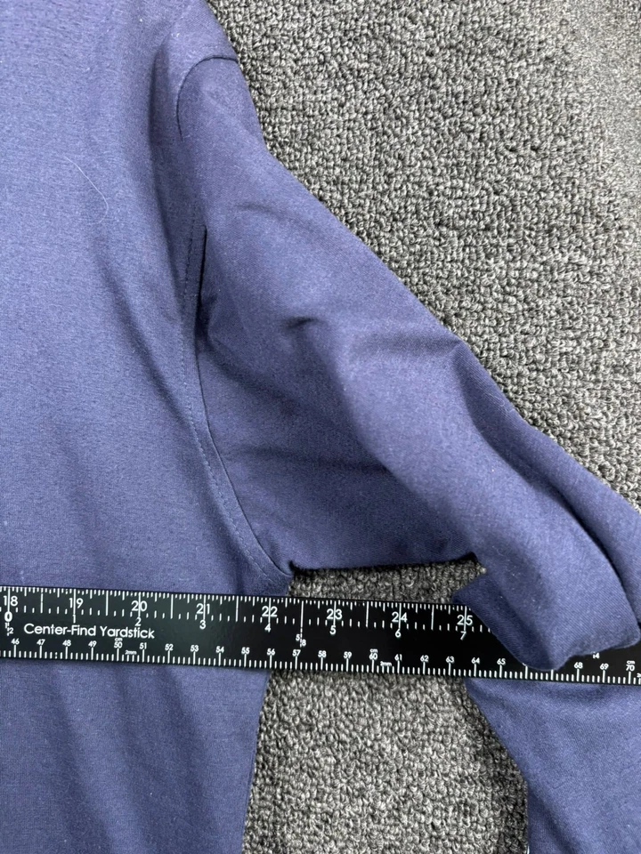 Camisa de pesca con gancho y aparejos para hombre talla L azul manga larga UPF 50+ protección solar Foto 4 de 4