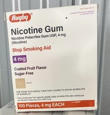 Rugby Coated Fruit Flavor Gum 4mg 100 Pieces