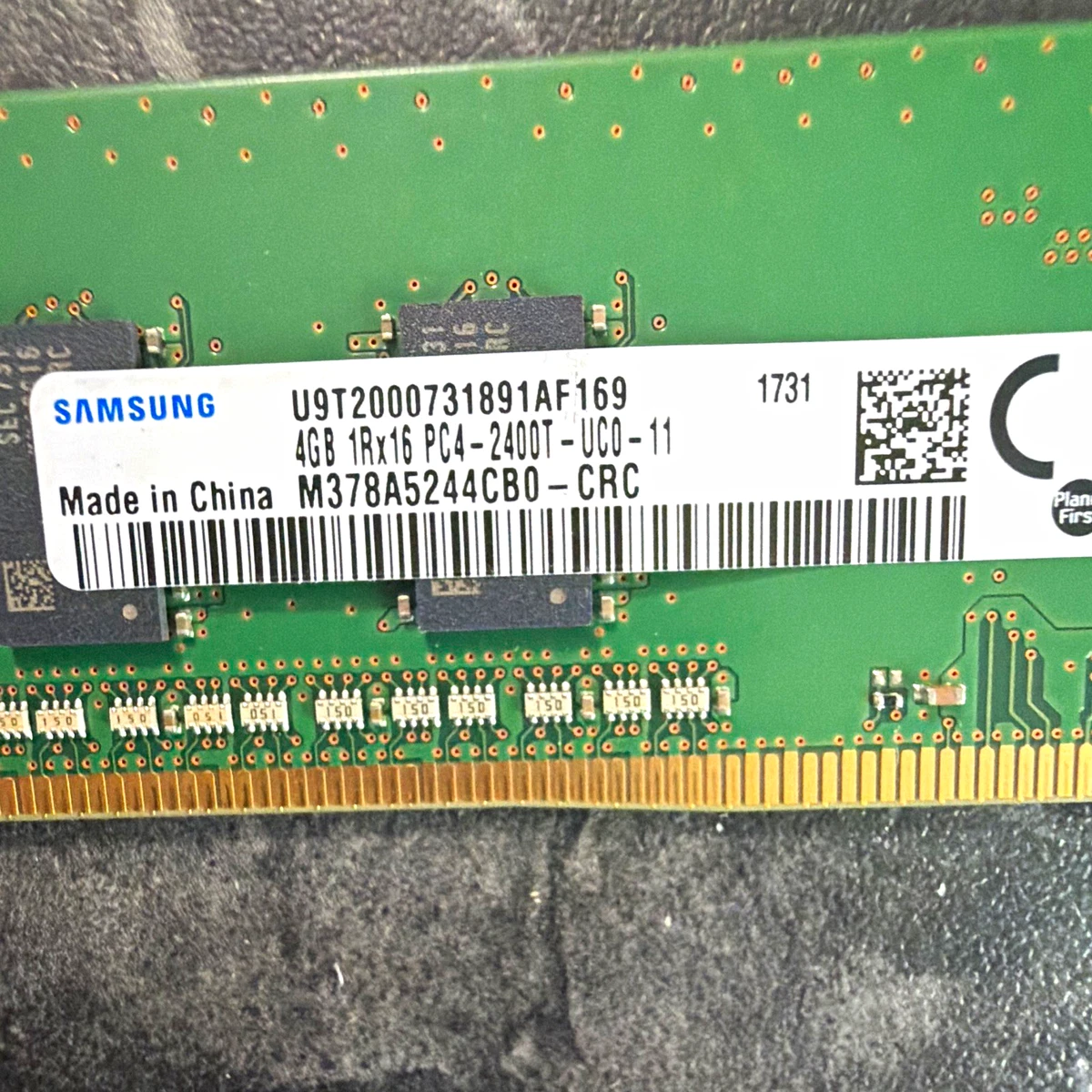 Samsung DDR4 SDRAM 4 GB Capacity per Module Memory (RAM) for sale