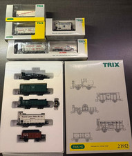 Trix H0 Set 23952 24083 24102 24082 23913 Zug Waggons Wagen Güterwagen Konvolut