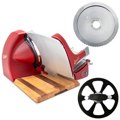 Berkel Home Line 200 Plus   rot matt Aufschnittmaschine inkl. Brot-Kit