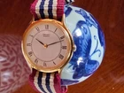 Vintage Seiko V700- 6091 gold tone 26 mm- NEW BATTERY