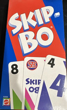 Vintage Mattel 2003 Ed. ('09) SKIP-BO Card Game MINT CONDITION & 100% Complete!