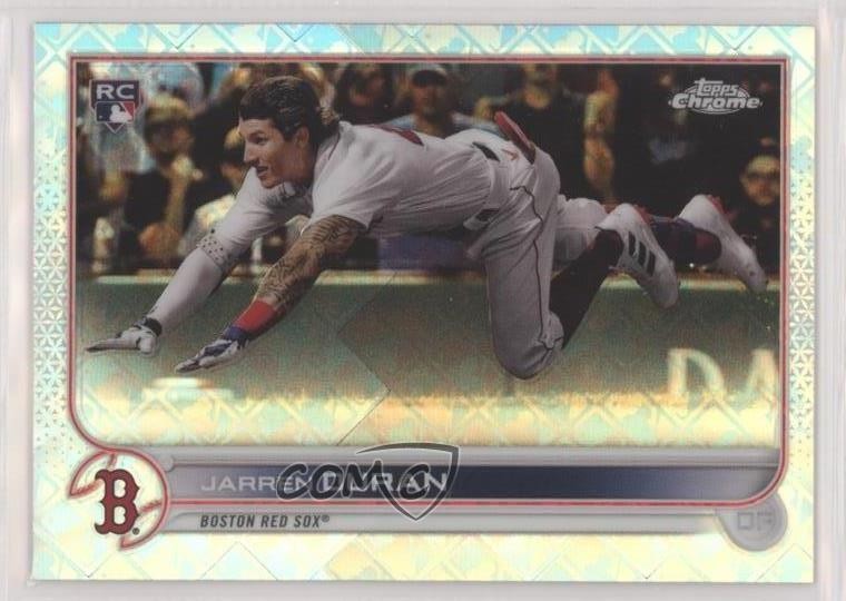 2022 Topps Chrome Logofractor Edition Image Variation SP Jarren Duran #4 jc3