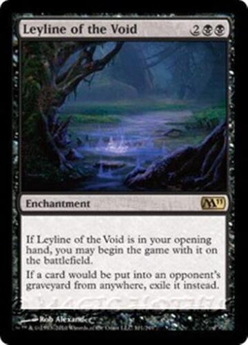 LEYLINE OF THE VOID M11 Magic 2011 MTG Black Enchantment RARE - Picture 1 of 1