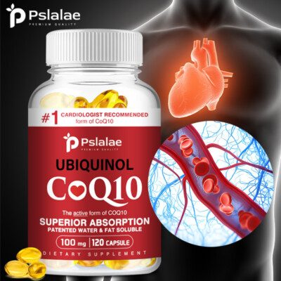 Ubiquinol CoQ10 Capsules 100mg - Superior Absorption, Heart Health ...