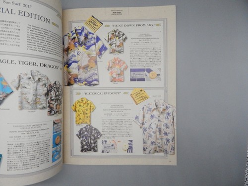 Japanese SUN SURF Hawaiian shirt 2017 catalog TIKI fashion ALOHA Japan RARE !!! - Picture 8 of 12