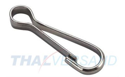 50 Stück Simplexhaken 40mm Stahl vernickelt ähnl. DIN 5287 Planenhaken