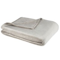 Kuscheldecke Flauschig 180X220 Cm Grau Warm Kuschelig Weich Nicki Fleecedecke