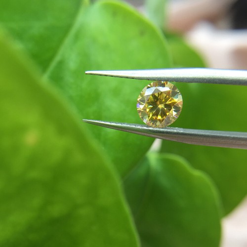 Various colors 5-9mm Red Blue Round Cut Loose Moissanite With GRA Certificate - Picture 28 of 48
