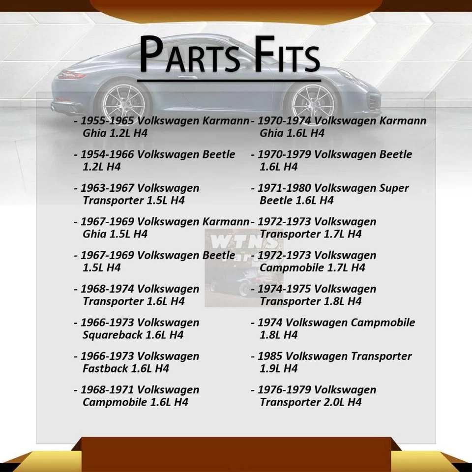 Soportes de motor trasero izquierdo trasero derecho MRC 2x para Volkswagen Beetle Foto 2 de 4