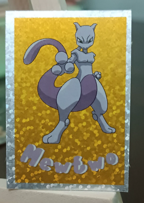 INDIA PRINT ALPENLIEBE POKEMON CARD 2003 MEWTWO SILVER CARD MINT CONDITION