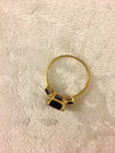 Rare 14K Yellow Gold Amythest Ring- pre owned — photo 3