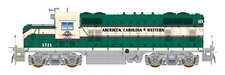 ABERDEEN,CAROLINA &WESTERN-GP16 PADUCAH DIESEL LOCO W/ESU/LOK Sound Sys HO-SCALE