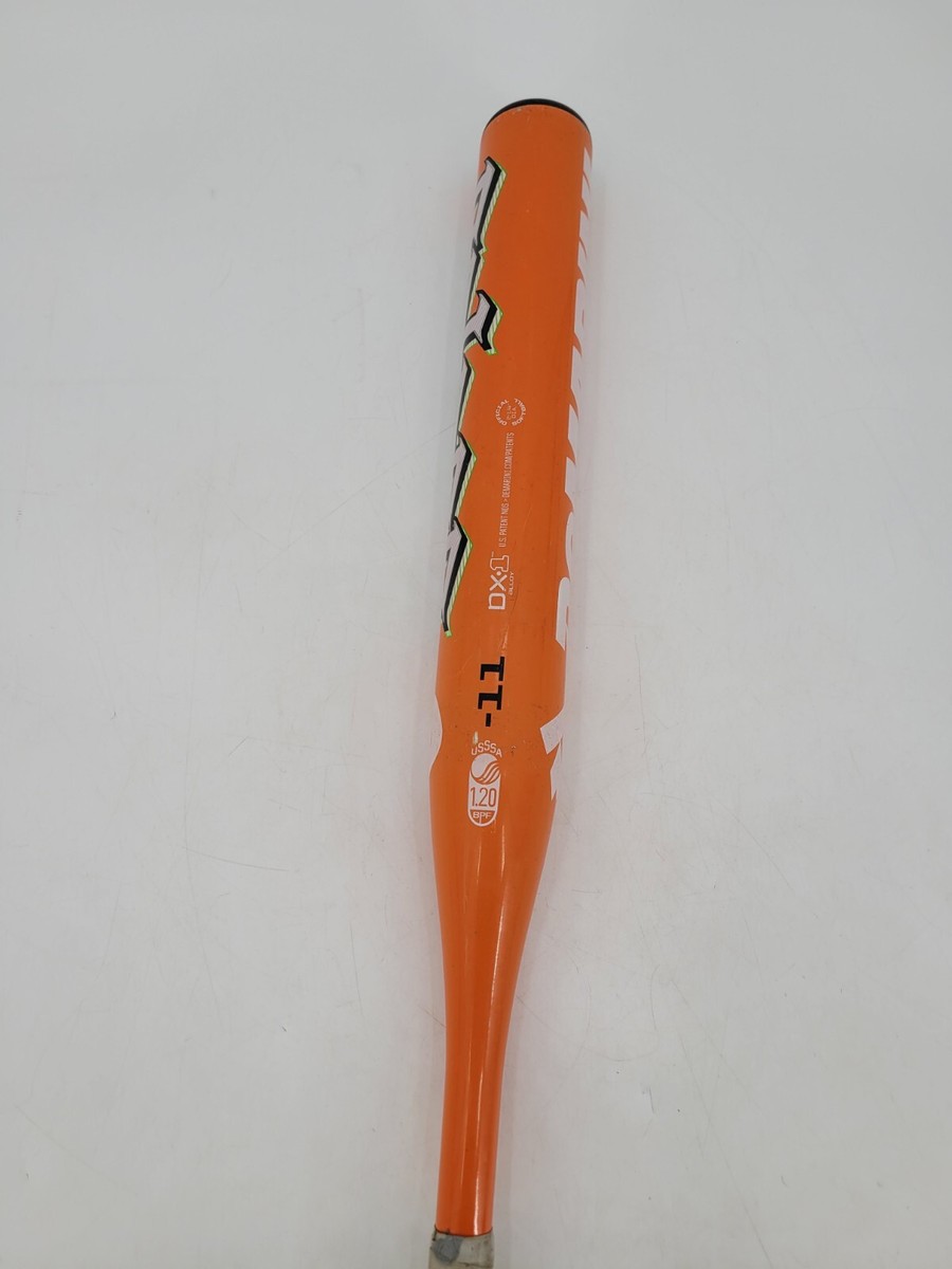 Batte De Softball DeMarini 375 34" Orange - 26 Oz - Double Paroi - Occasion