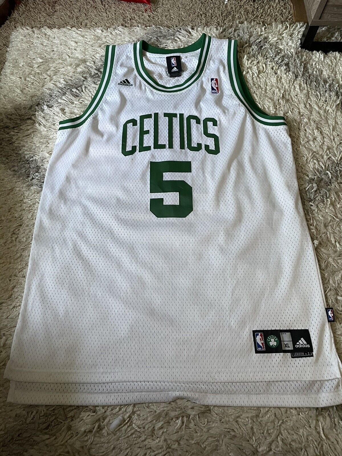 Vintage #5 KEVIN GARNETT Boston Celtics NBA Adidas Jersey YL – XL3