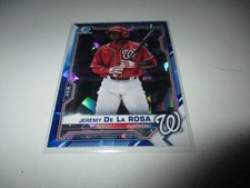 Jeremy De La Rosa 2021 1st Bowman Chrome Prospects Sapphire #BCP-25