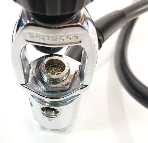 Sherwood Brut Scuba Dive Regulator Set Yoke, 1st & 2nd Stage + Inflator Hose - Picture 12 of 12