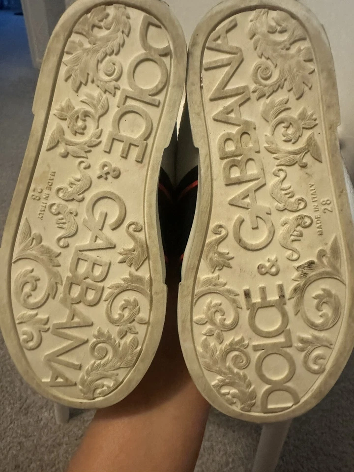 Dolce Gabbana 正品儿童学步儿童运动鞋 28 码 — 第 3/4 张图片