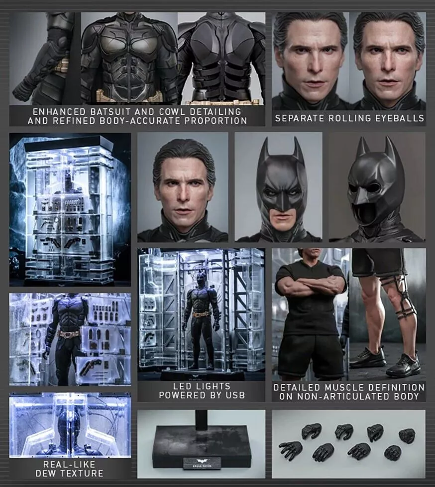 Hot Toys The Dark Knight Rises:Batman Armory with Bruce Wayne