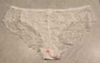 Pink Heart White Lace Bikini Panties L — photo 3
