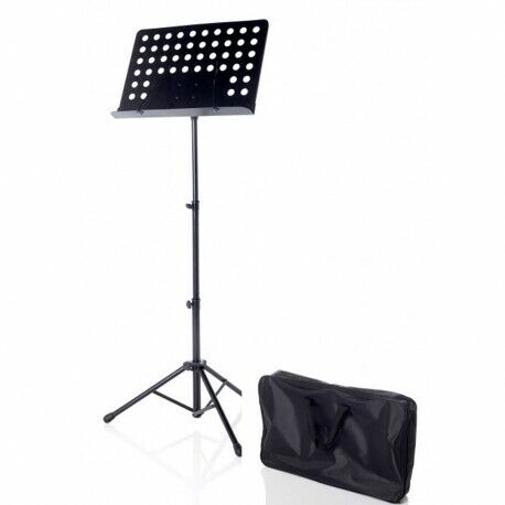 BESPECO BAS100 Leggio Musicale da Orchestra in acciaio con borsa in nylon