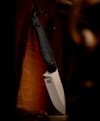 Wachtman Knife & Tool Eddy 2 Fixed Knife 2.9'' AEB-L Steel Blade Micarta Handle