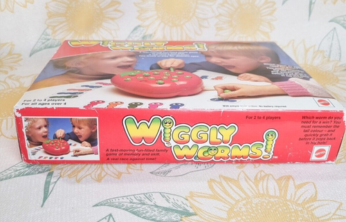 Vintage | Wiggly Worms Mattel Board Game 1990s Children's Incomplete - Picture 2 of 13