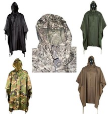 Poncho Rain Coat Mens Travel Hoodie Waterproof Hiking Gear