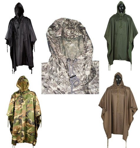 Poncho Rain Coat Mens Travel Hoodie 