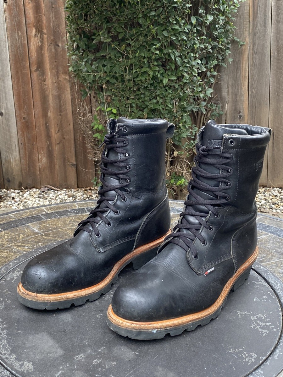 Red Wing Shoes Men\'s Leather Steel Toe Logger Boots Size 13 D Stock No. 4416 $_12.JPG?set_id=880000500F main image 2