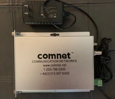 Comnet FVR10, Video Receiver Manual Gain w/Power Supply-Used