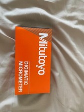 Mitutoyo 293-821-30 Digital Micrometer, Range 0-25mm, Resolution 0.001mm