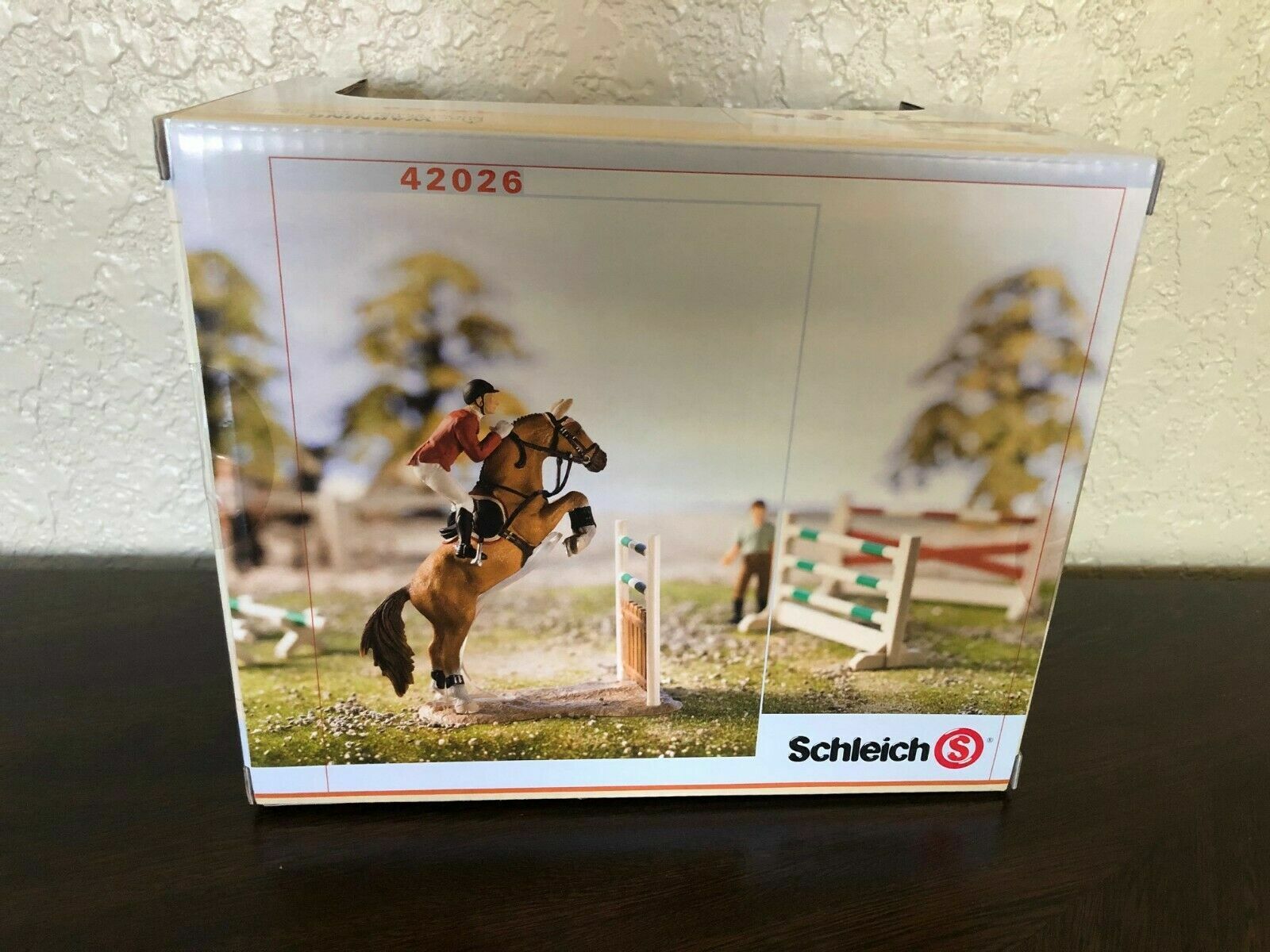 schleich jumping set