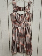 Guess Woman Career Formal Stretch Sleeveless Sheath Dress 10 Multicolor C22