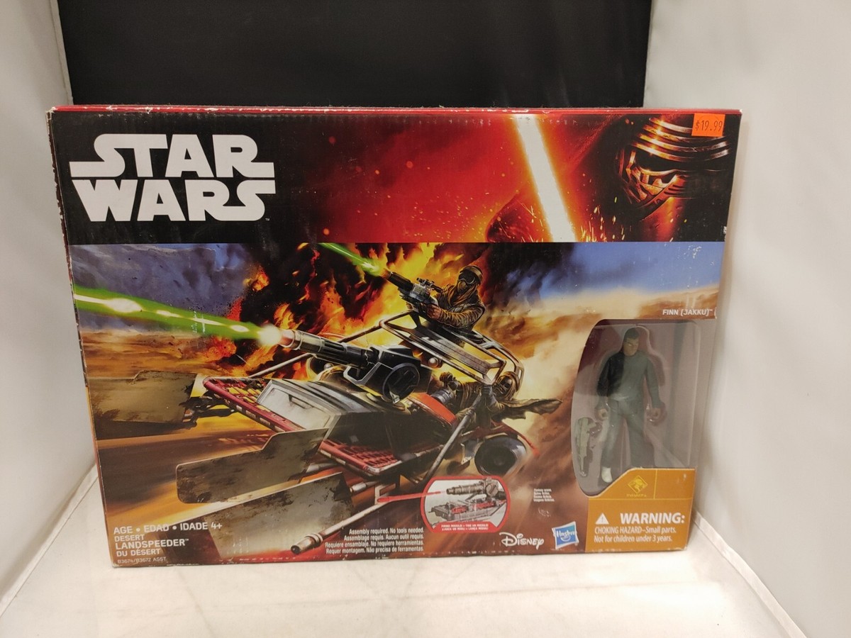 Star Wars Desert Landspeeder Figure Set New Sealed box dmg