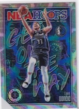 2019-20 Panini Hoops Premium Stock Basketball Luka Doncic Get Out The Way Silver