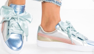 puma basket heart bauble