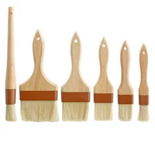 Boar Bristle Pastry / Basting Brush with Wood Handle (select size below)