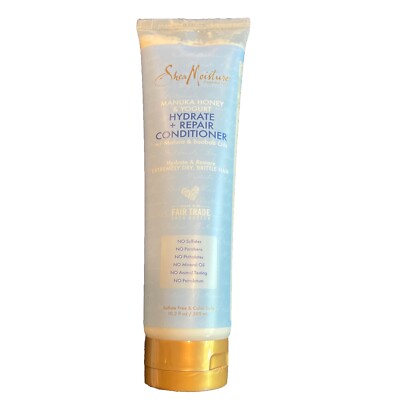 SHEA MOISTURE MANUKA & YOGURT HYDRATE + REPAIR CONDITIONER 10.3oz FULL SIZE