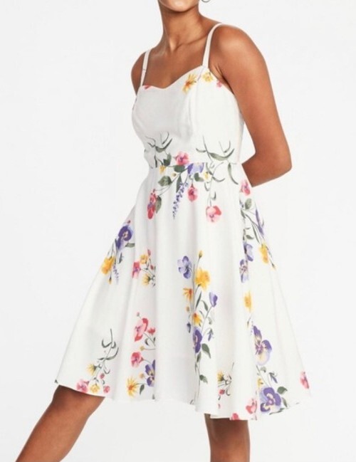 Flutters camisole dress (Ivory)
