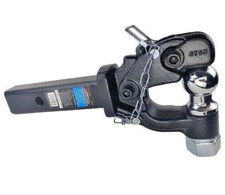 5 Tons Trailer Hitch Pintle Hook Combo 2 Ball And Ball Mount Combo
